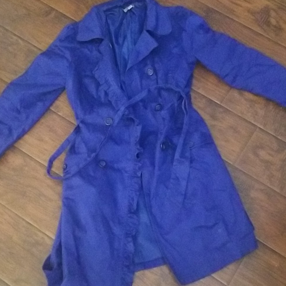 Apt 9 Cobalt Trench Ruffle